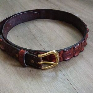 Australian crocodile belt